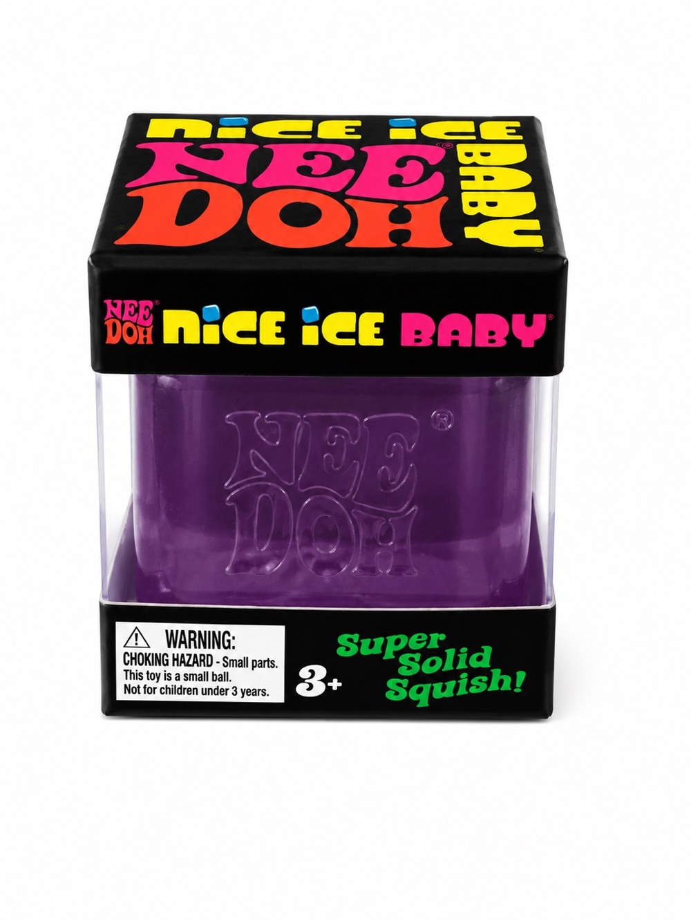 Needoh Nice Ice Baby Super Solid Squish Toy - Purple